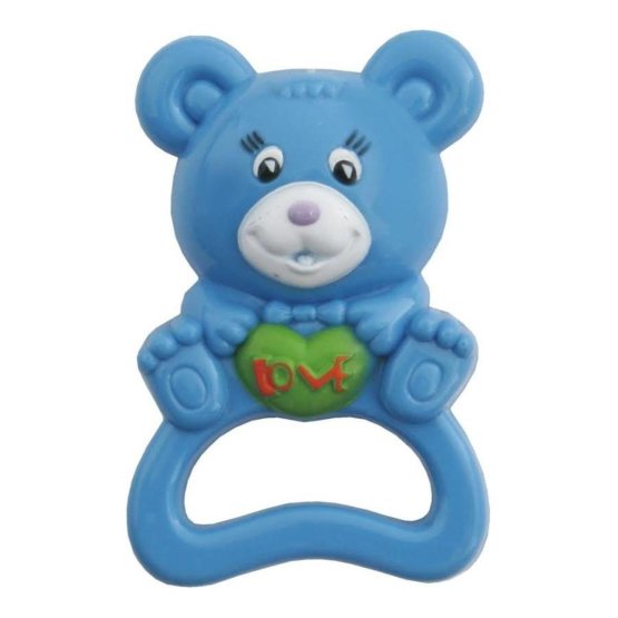 Dětské chrastítko Baby Mix medvěd modrý