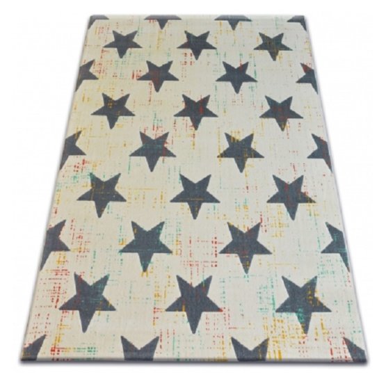 Dětský koberec Šedé hvězdy