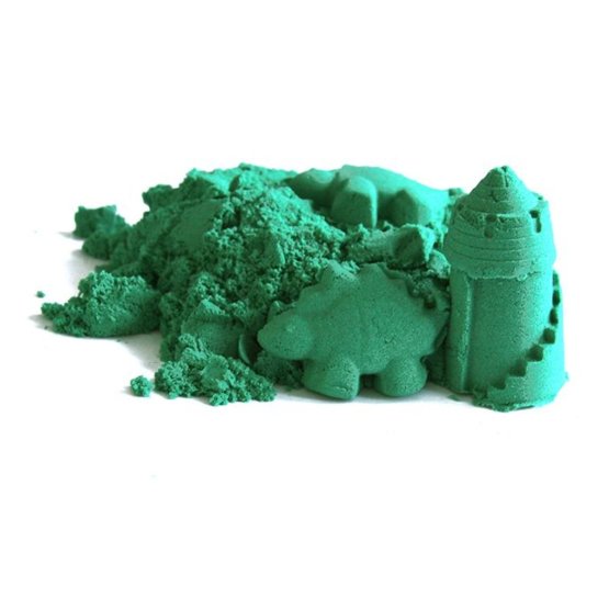 Magický kinetický písek 2 kg - zelený