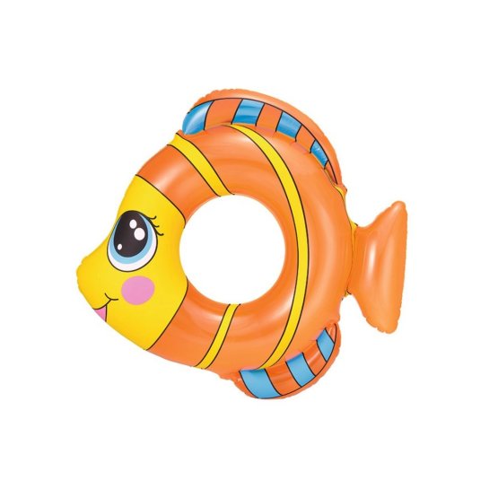 Dětský nafukovací kruh Bestway ve tvaru rybky oranžový