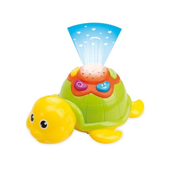 Edukační hračka Baby Mix Želvička se světlem Žlutá
