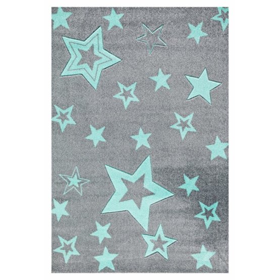 Dětský koberec STARLIGHT grau/mint