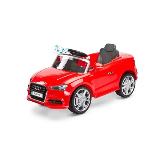 Elektrické autíčko Toyz AUDI A3-2 motory red Červená