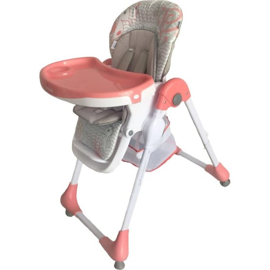 Jídelní židlička Baby Mix Junior pink Růžová