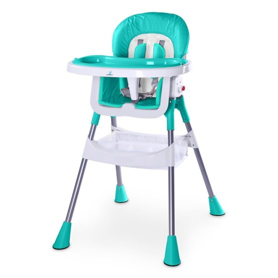 Jídelní židlička CARETERO Pop turquoise Tyrkysová