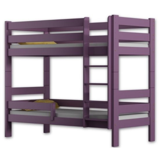 Dětská patrová postel Tega - fialová
