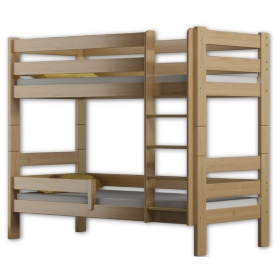 Dětská patrová postel Tega - borovice