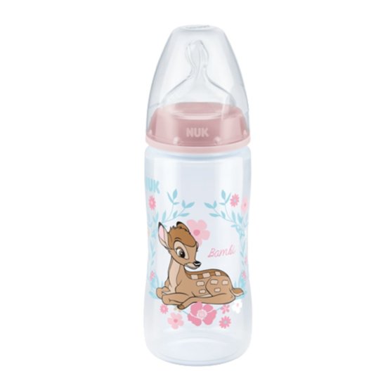 Kojenecká láhev NUK First Choice Disney 300 ml růžová