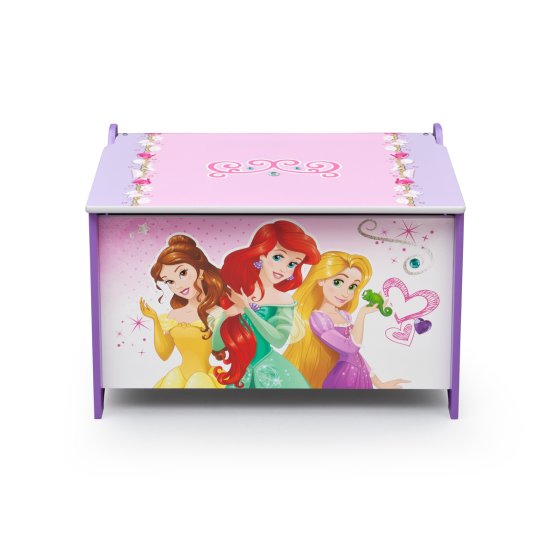 BAZAR Dřevěná truhla na hračky Princezny-Princess I