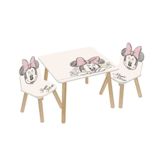 Dětský stůl s židlemi Minnie IV