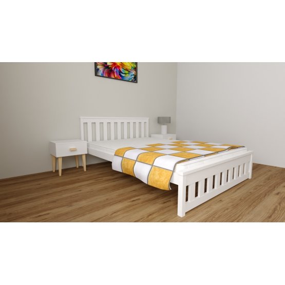 Manželská postel Ada 200 x 140 cm - bílá