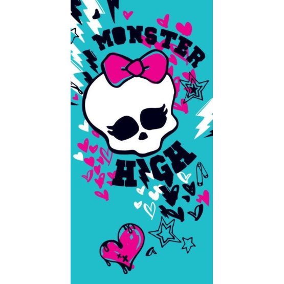 Dětská osuška Monster High II + povlak na polštář Monster High ZDARMA