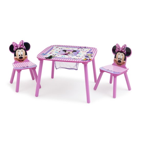 Dětský stůl s židlemi myška Minnie