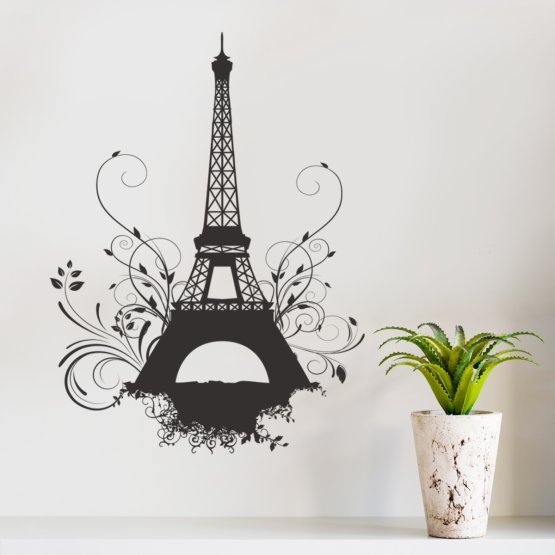 Dekorace na zeď - Eiffel