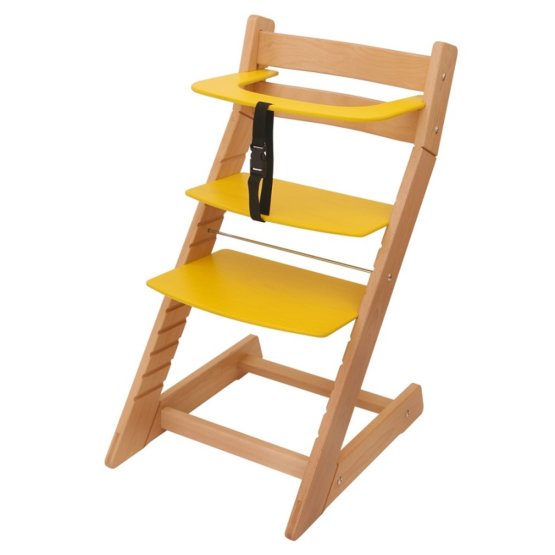 Dětská rostoucí židle UNIZE - žlutá