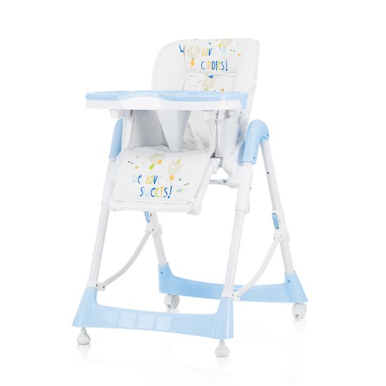 CHIPOLINO Dětská jídelní židlička Comfort Plus - Baby blue