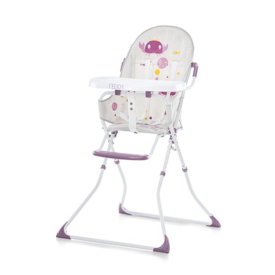 CHIPOLINO Dětská jídelní židlička Teddy  - Purple