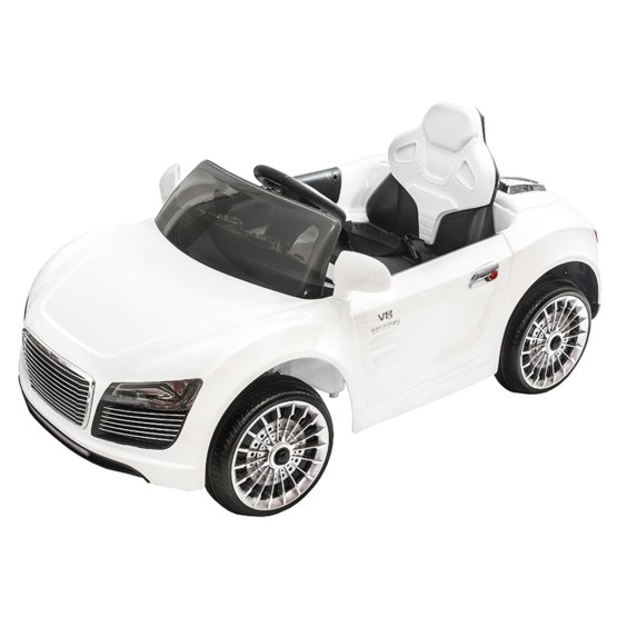 Dětské elektrické vozítko RRS kabriolet bílý