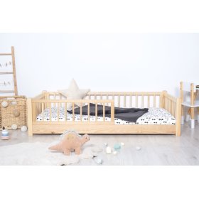 Dětská nízká postel Montessori Ourbaby - přírodní, Ourbaby®