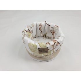 Úložný košík na plenky - Květy bavlny, TOLO