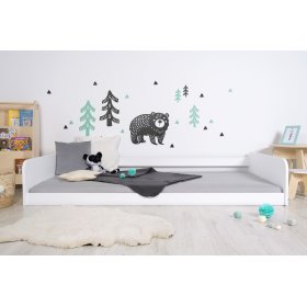 Bazar - Montessori dřevěná postel Sia - bílá, Ourbaby®