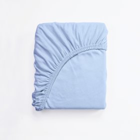 Bavlněné prostěradlo 200x160 cm - světlé modrá, Frotti