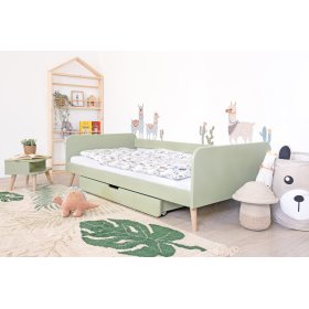 Rostoucí postel Nell 2v1 - pastelově zelená, Ourbaby®
