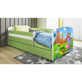 Dětská postel se zábranou Ourbaby - Safari, Ourbaby®