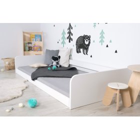 Montessori dřevěná postel Sia - bílá, Ourbaby®