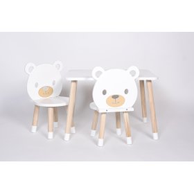 Set stolečku a židliček - Medvěd, Dekormanda