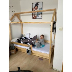 Dětská postel domeček Paul - přírodní