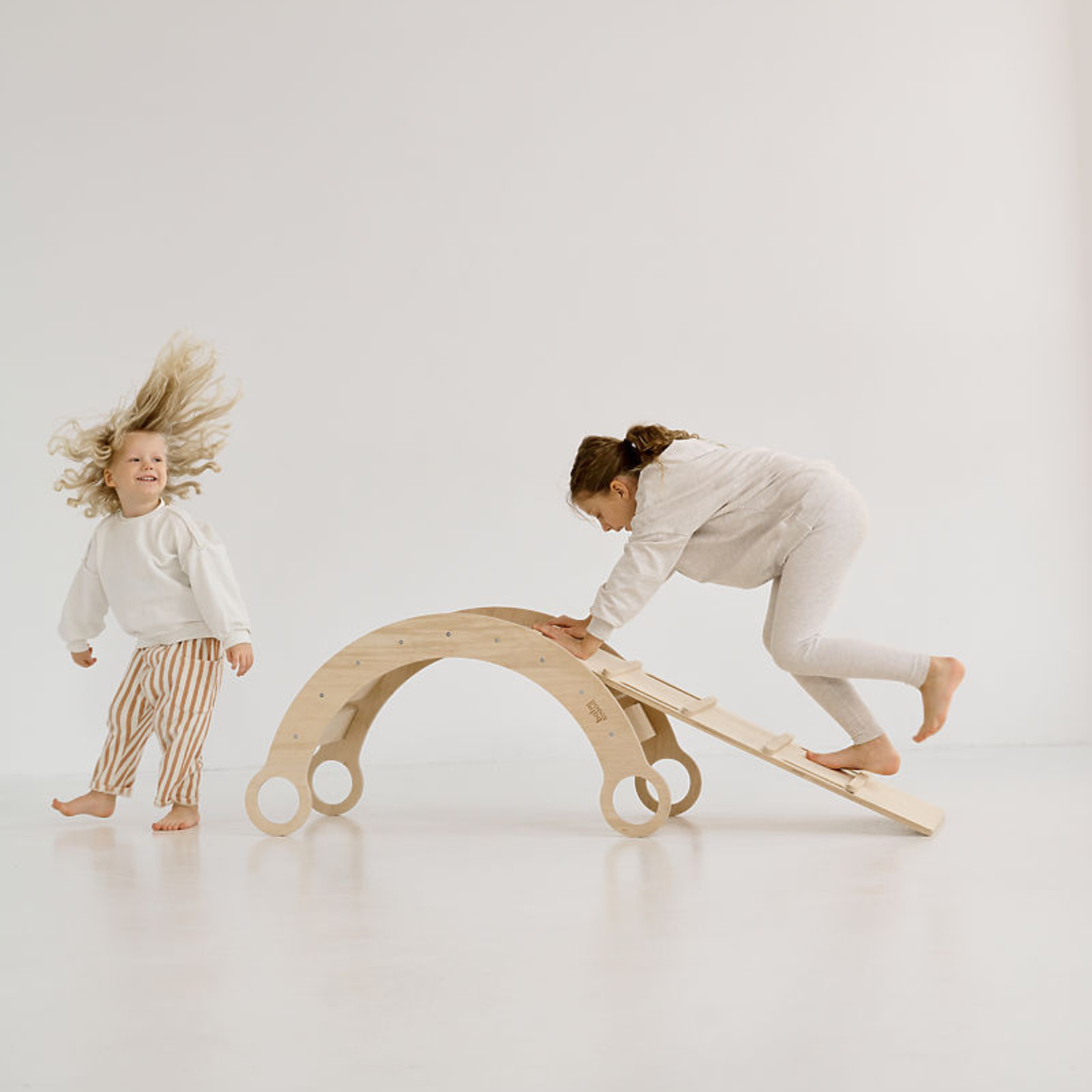 Altalena Montessori con scivolo