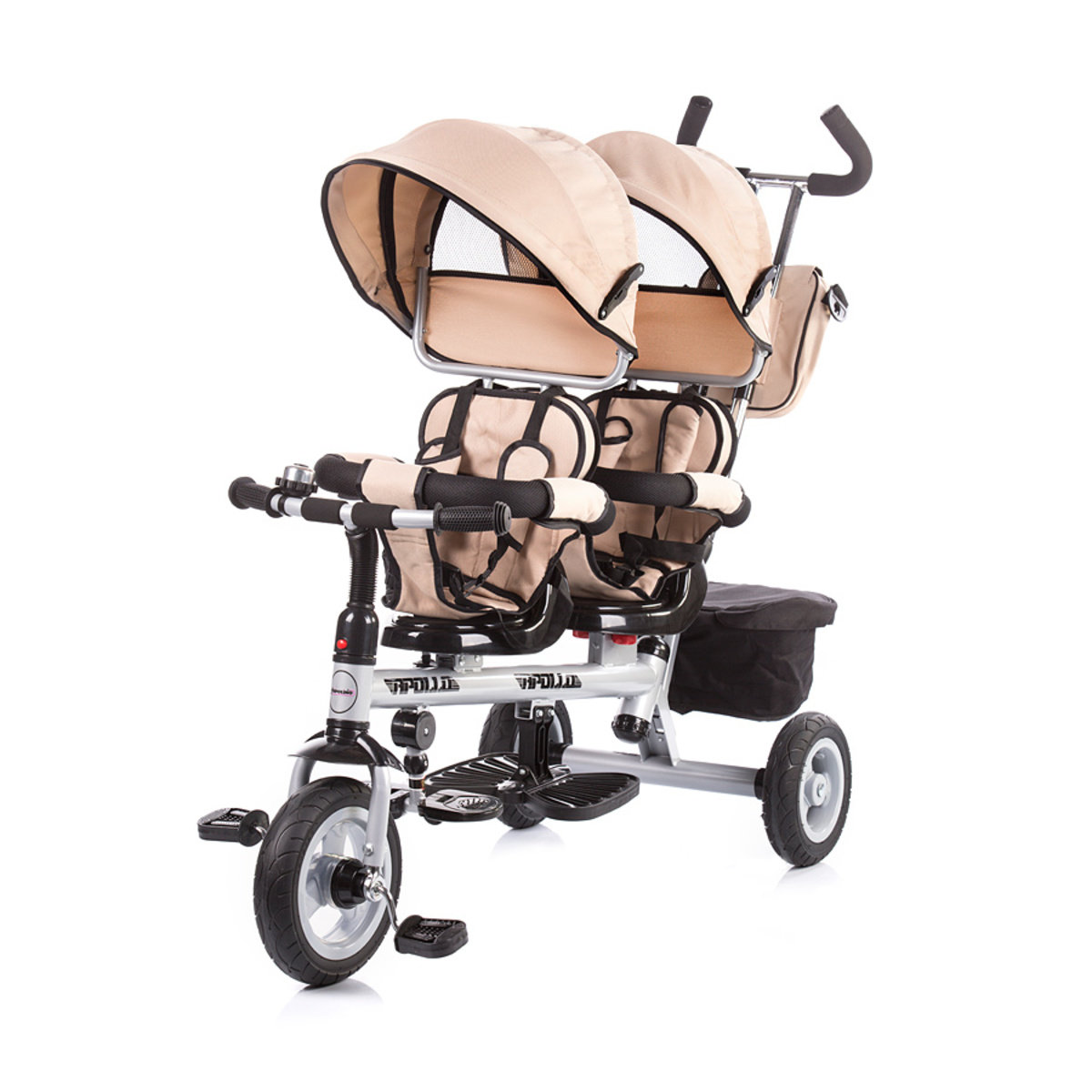 Triciclo gemelar apollo chipolino sale