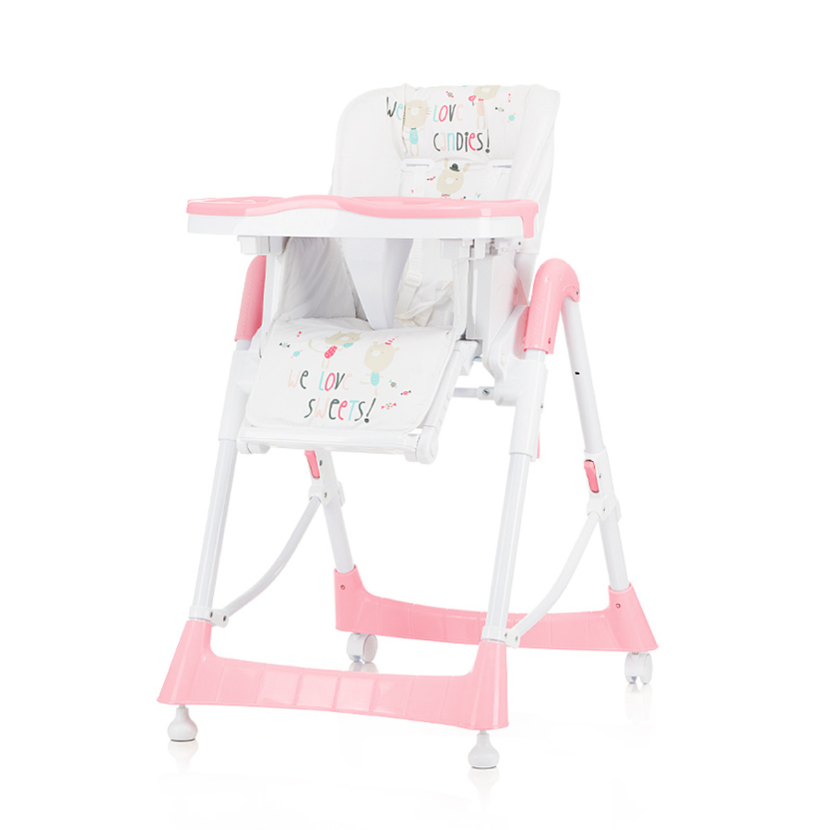CHIPOLINO Dětská jídelní židlička Comfort Plus - Pink orchid - Jídelní ...