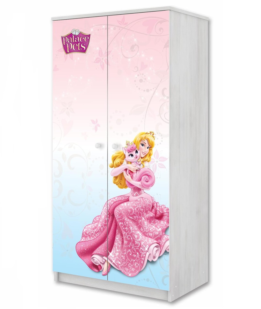 Šatní skříň Palácoví mazlíčci - dekor norská borovice wardrobe Palace Pets