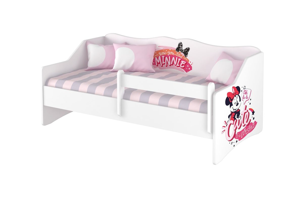 Dětská postel se zády - Minnie Cutie Lulu bed postel bez úložného prostoru