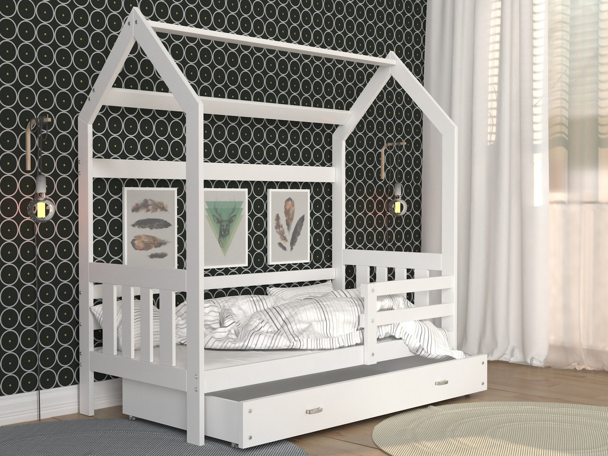 Dětská postel Ourbaby Filip 190x80 cm bílá