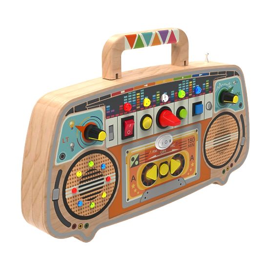 2Kids Toys Activity board Dřevěné FM rádio