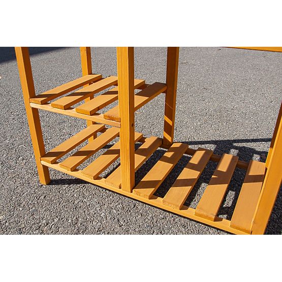 2Kids Toys Dřevěná zahradní kuchyňka s dřezem