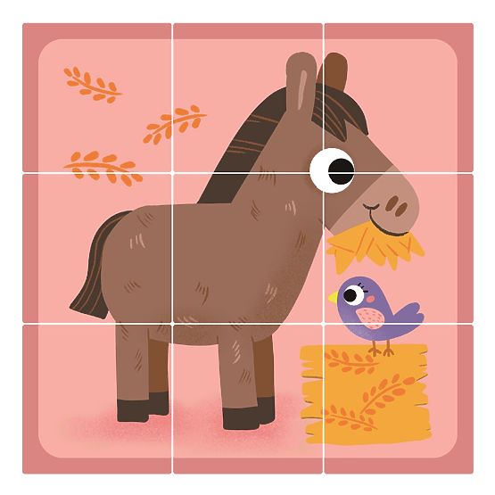 2Kids Toys Dřevěné kostky Farma