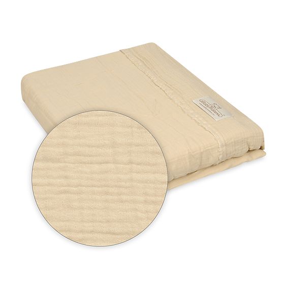 3-dílná sada mušelínového povlečení Heavens - béžová