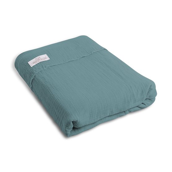 3-dílná sada mušelínového povlečení Heavens - zelená 