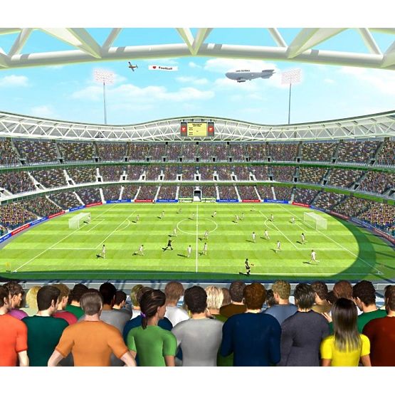 3D Tapeta Fotbal