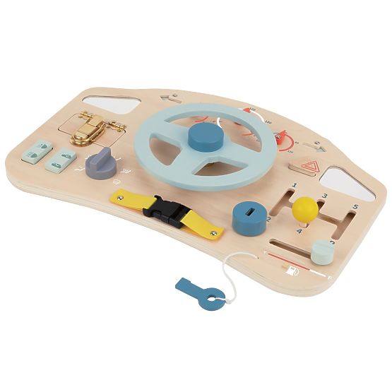 Activity board senzorická deska - auto s volantem