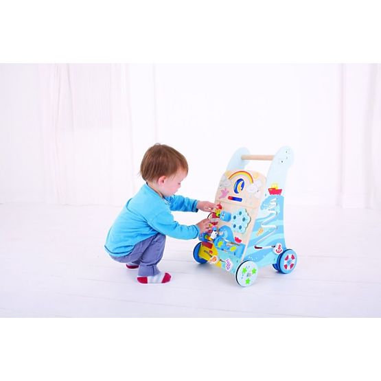 Aktivní chodítko s motivem moře