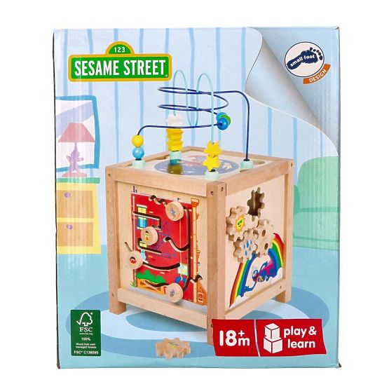 Aktivní kostka s postavičkami ze Sezamové ulice