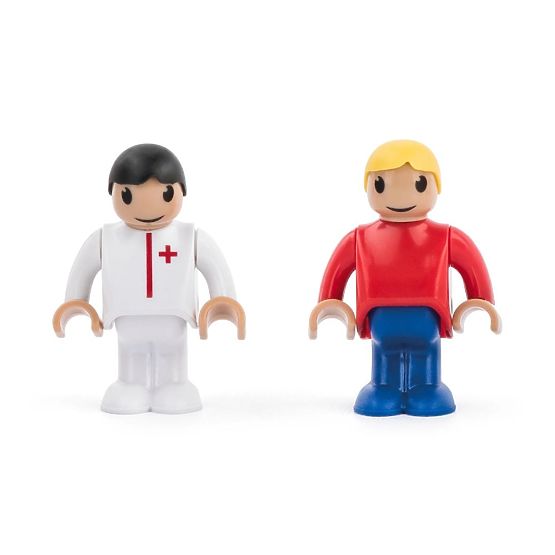 Ambulance s přívěsem a figurkami