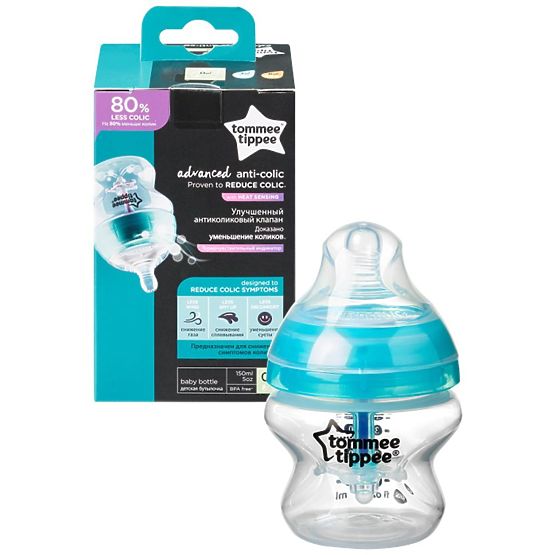 Antikoliková láhev Tommee Tippee 260 ml 2ks Tyrkysová