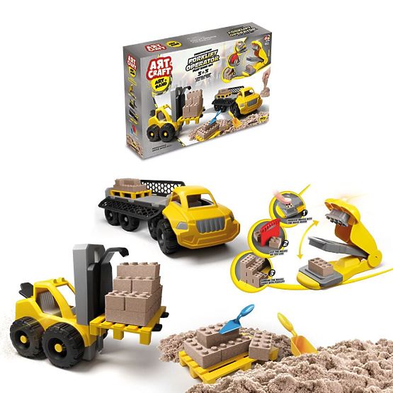 ART CRAFT Sada kinetického písku - Tvoř, stav, rozebírej