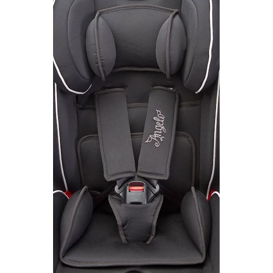 Autosedačka CARETERO AngeloFix 2018 black Černá